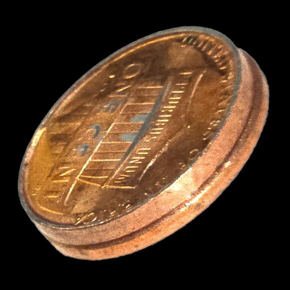 Wide Rim 2021D Lincoln Shirld Cent Penny Plating Error Rim Cud Doubled Die READ - Picture 4 of 10